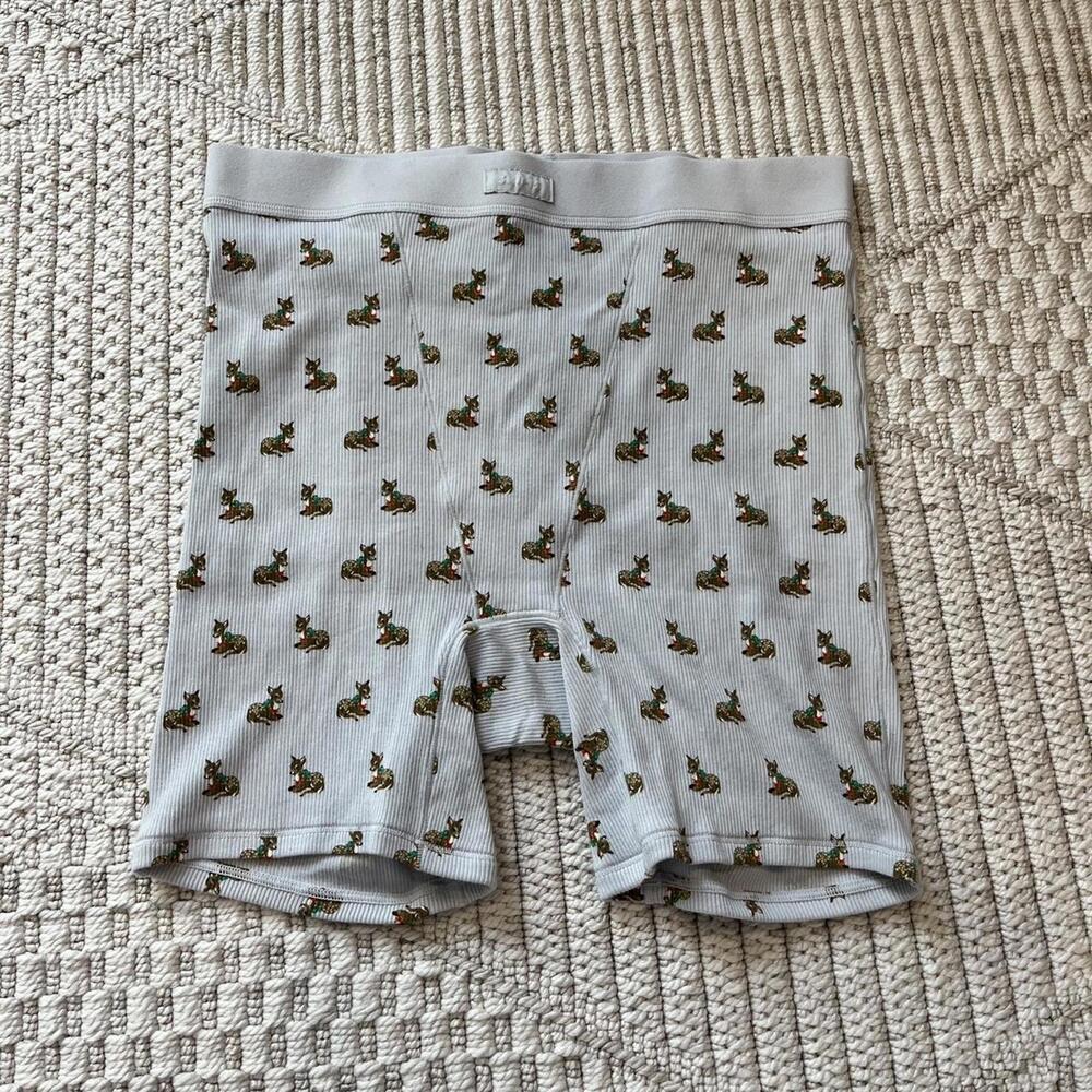 SOLD NWOT Skims Cotton Rib Boxer Shorts - Holiday/Christmas